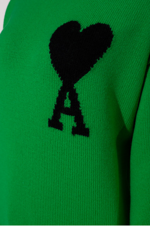 Ami Alexandre Mattiussi Barba cutaway-collar cotton shirt