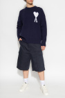 Ami Alexandre Mattiussi NAVY BLUE Wool sweater
