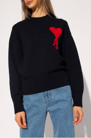 Ami Alexandre Mattiussi FRED PERRY logo-print cotton sweater