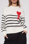 Sweater With Lurex Details Sweater with logo