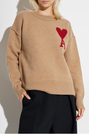 Ami Alexandre Mattiussi Wool sweater with logo