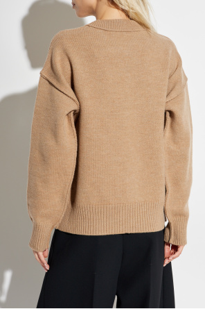 Ami Alexandre Mattiussi Wool sweater with logo