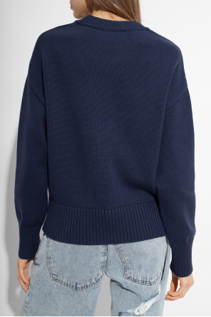 Ami Alexandre Mattiussi Cotton sweater with logo