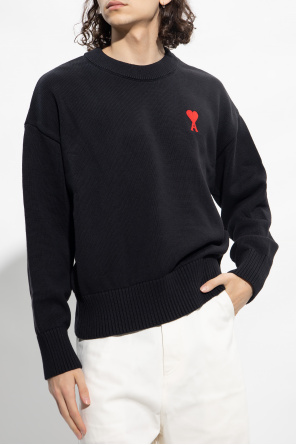 Ami Alexandre Mattiussi Bawełniany sweter  logo