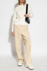 Ami Alexandre Mattiussi cream Sweater with logo