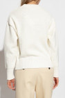 Ami Alexandre Mattiussi cream Sweater with logo