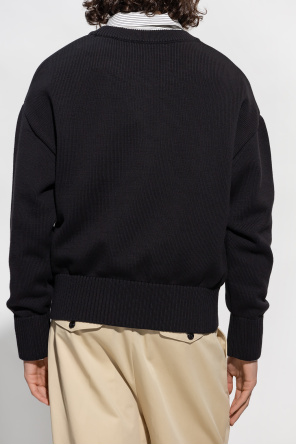 Ami Alexandre Mattiussi patterned hoodie msftsrep sweater