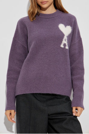 Ami Alexandre Mattiussi Wool Sweater with Logo