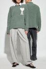 Ami Alexandre Mattiussi GREEN Sweater with logo