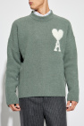 Ami Alexandre Mattiussi GREEN Sweater with logo