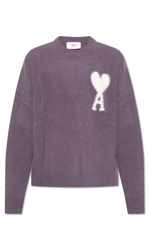 Ami Alexandre Mattiussi Wool sweater with logo