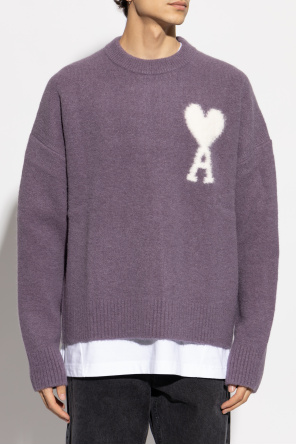 Ami Alexandre Mattiussi Wool jumper with logo