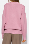 Ami Alexandre Mattiussi Cable Knitted V-Neck Sweater