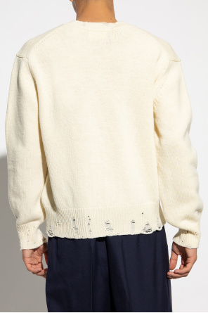 Ami Alexandre Mattiussi Versace Jeans Couture sequin-logo print cotton T-shirt Nero