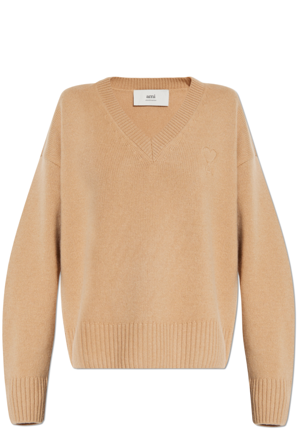 Ami Alexandre Mattiussi Wool jumper with V-neck