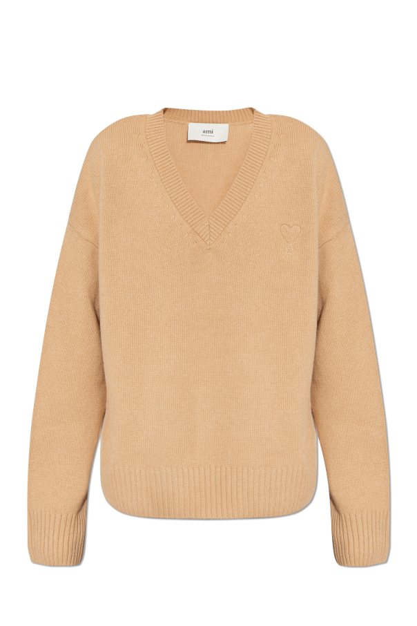 Ami Alexandre Mattiussi Wool sweater with V-neck