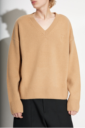 Ami Alexandre Mattiussi Wool jumper with V-neck