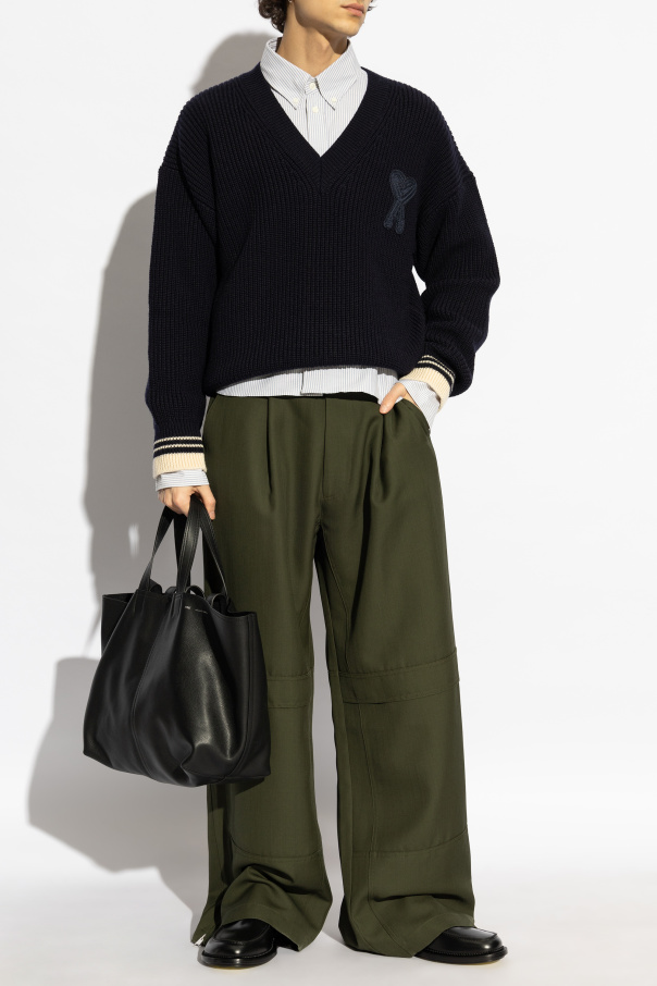 Ami Alexandre Mattiussi Sweater with logo