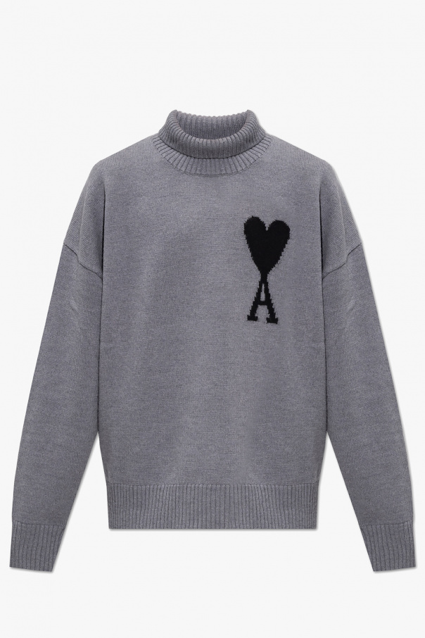 Tommy Hilfiger Junior TEEN logo-embroidered sweatshirt Turtleneck silk sweater with logo