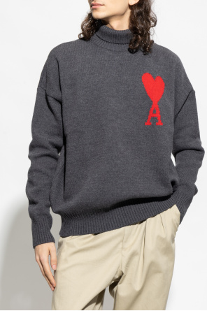 Ami Alexandre Mattiussi Turtleneck sweater tom with logo