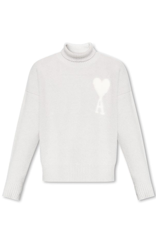 Under Armour Kid's Girl's White Cold Gear Mock-Neck Long-Sleeve Top Size  YLG/G