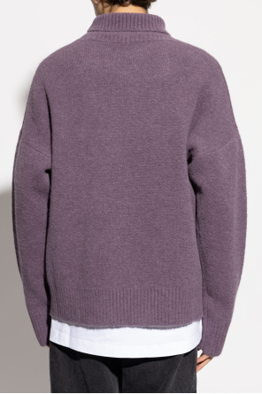 Ami Alexandre Mattiussi Wool Turtleneck with Logo