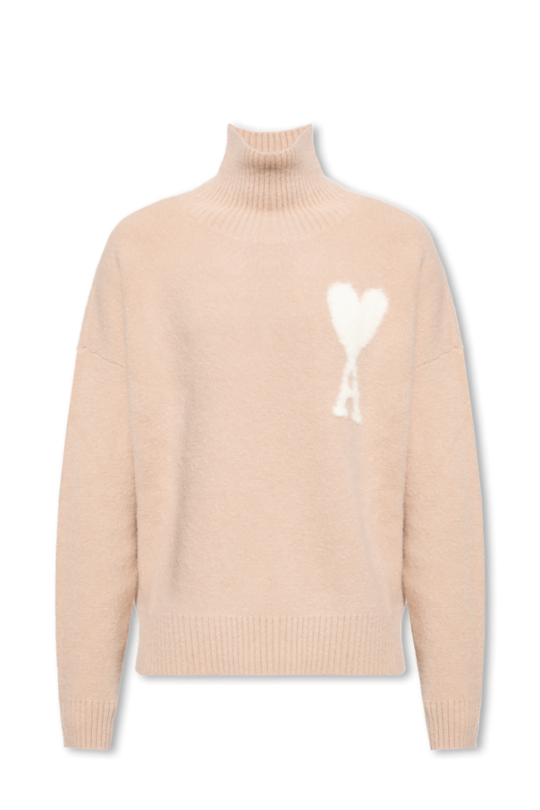 Turtleneck sweater with logo od Ami Alexandre Mattiussi