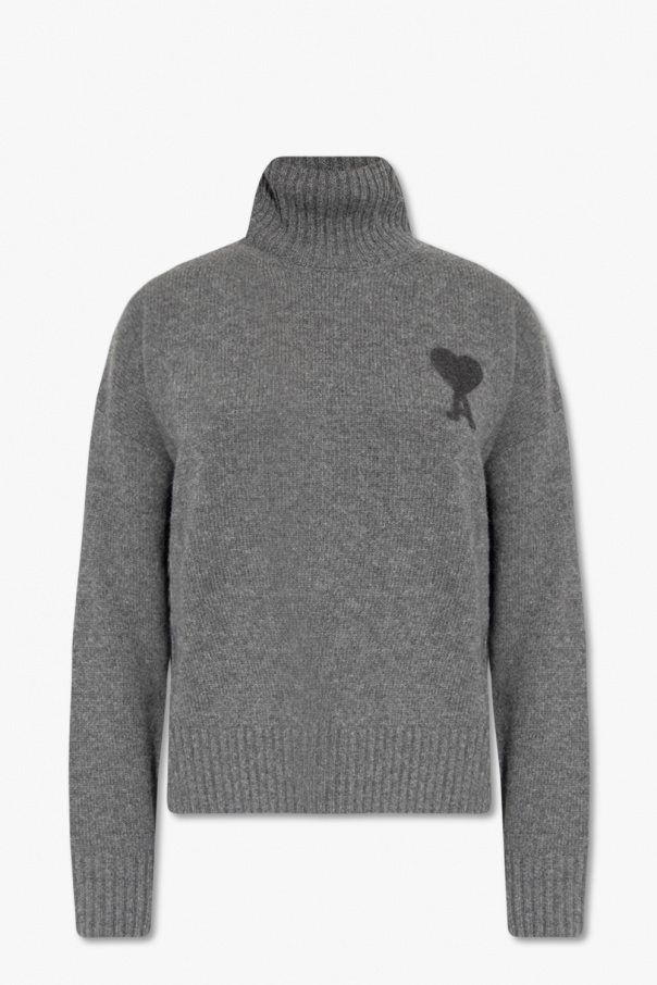 Ami Alexandre Mattiussi Turtleneck sweater with logo