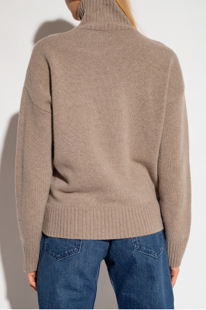 Ami Alexandre Mattiussi Wool turtleneck sweater with logo