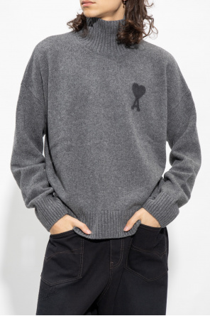 Ami Alexandre Mattiussi Turtleneck sweater with logo