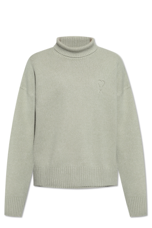 Wool Turtleneck with Logo