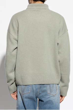 Ami Alexandre Mattiussi Wool Turtleneck with Logo