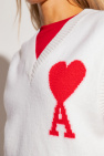 Ami Alexandre Mattiussi WHITE Wool vest with logo