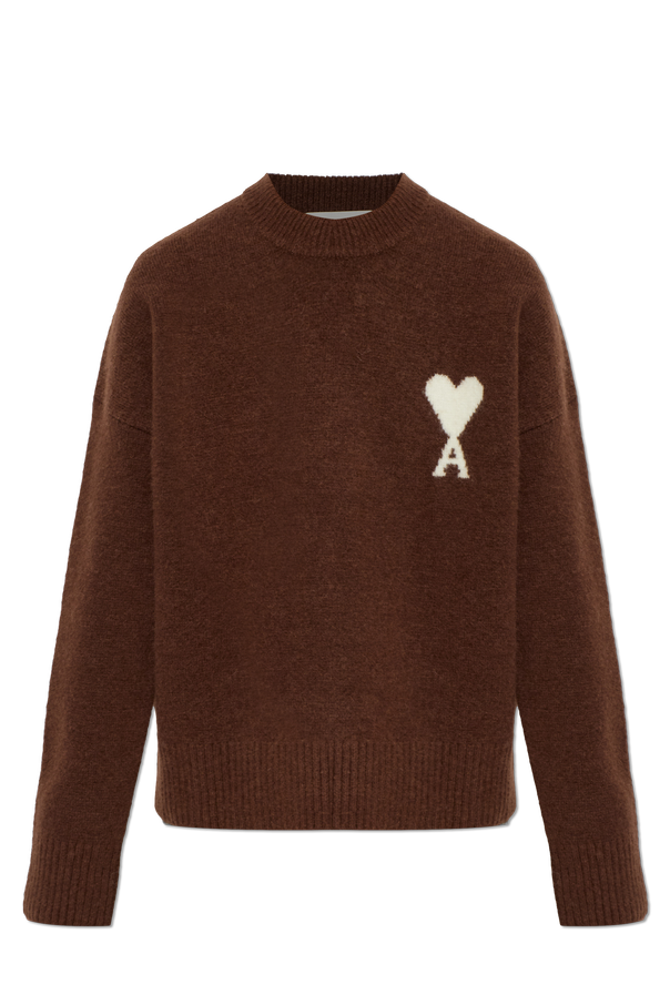 Ami Alexandre Mattiussi Wool sweater with logo