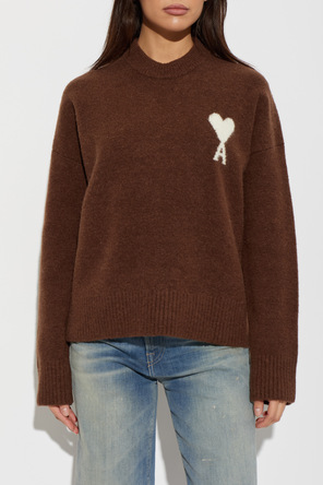Ami Alexandre Mattiussi Wool sweater with logo