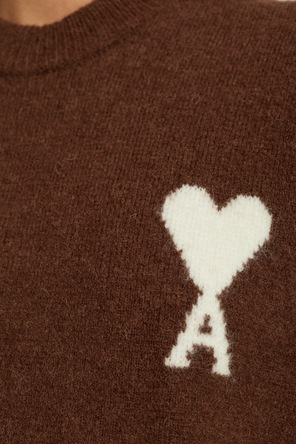 Ami Alexandre Mattiussi Wool sweater with logo