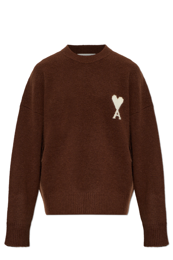 Crew neck wool sweater od Ami Alexandre Mattiussi