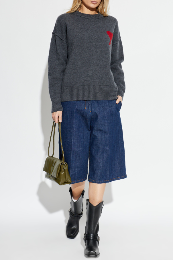 Ami Alexandre Mattiussi Wełniany sweter