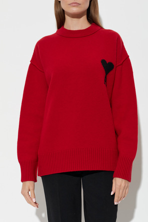 Ami Alexandre Mattiussi Wool sweater with a crew neck