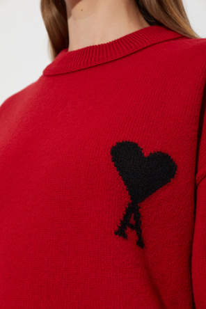Ami Alexandre Mattiussi Wool sweater with a crew neck