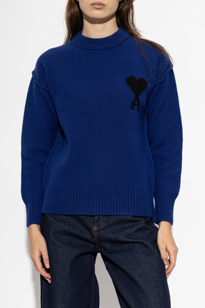 Ami Alexandre Mattiussi Wool sweater with logo