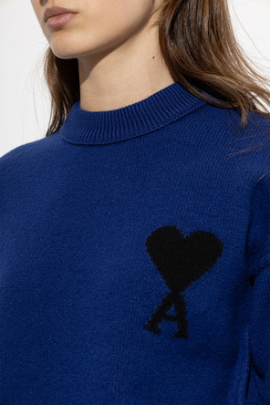 Ami Alexandre Mattiussi Wool sweater with logo
