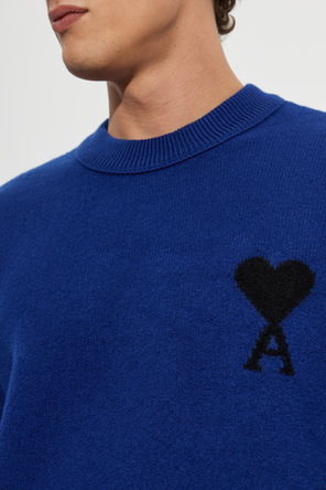 Ami Alexandre Mattiussi Wollpullover mit Logo