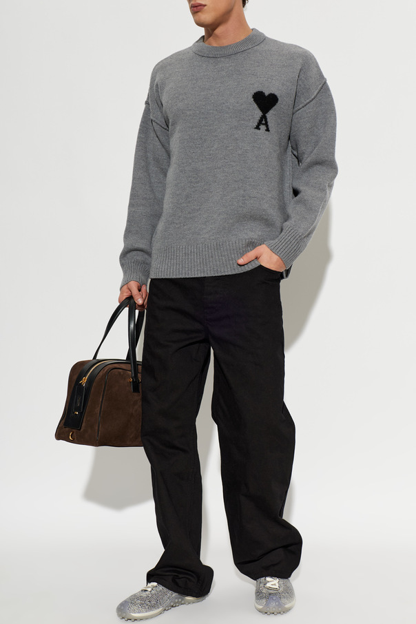 Ami Alexandre Mattiussi Wollpullover mit Logo