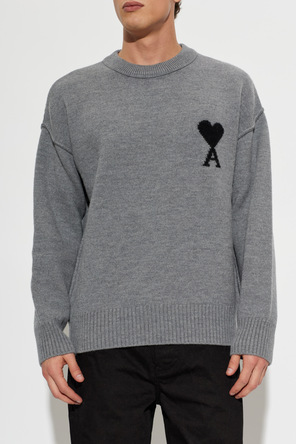 Ami Alexandre Mattiussi Wollpullover mit Logo