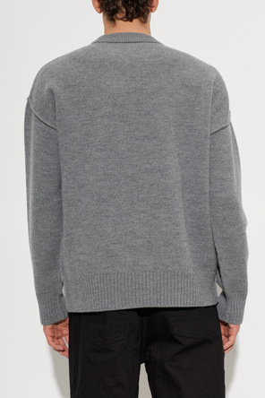 Ami Alexandre Mattiussi Wollpullover mit Logo