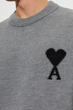 Ami Alexandre Mattiussi Wollpullover mit Logo