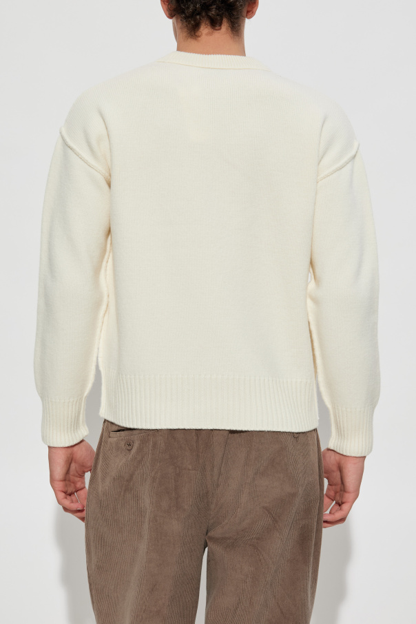 Ami Alexandre Mattiussi Wool sweater with logo