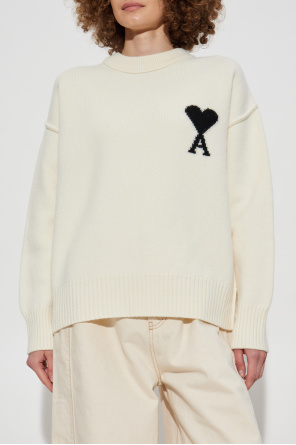 Ami Alexandre Mattiussi Wool sweater with logo