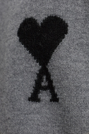 Ami Alexandre Mattiussi Wool turtleneck with logo